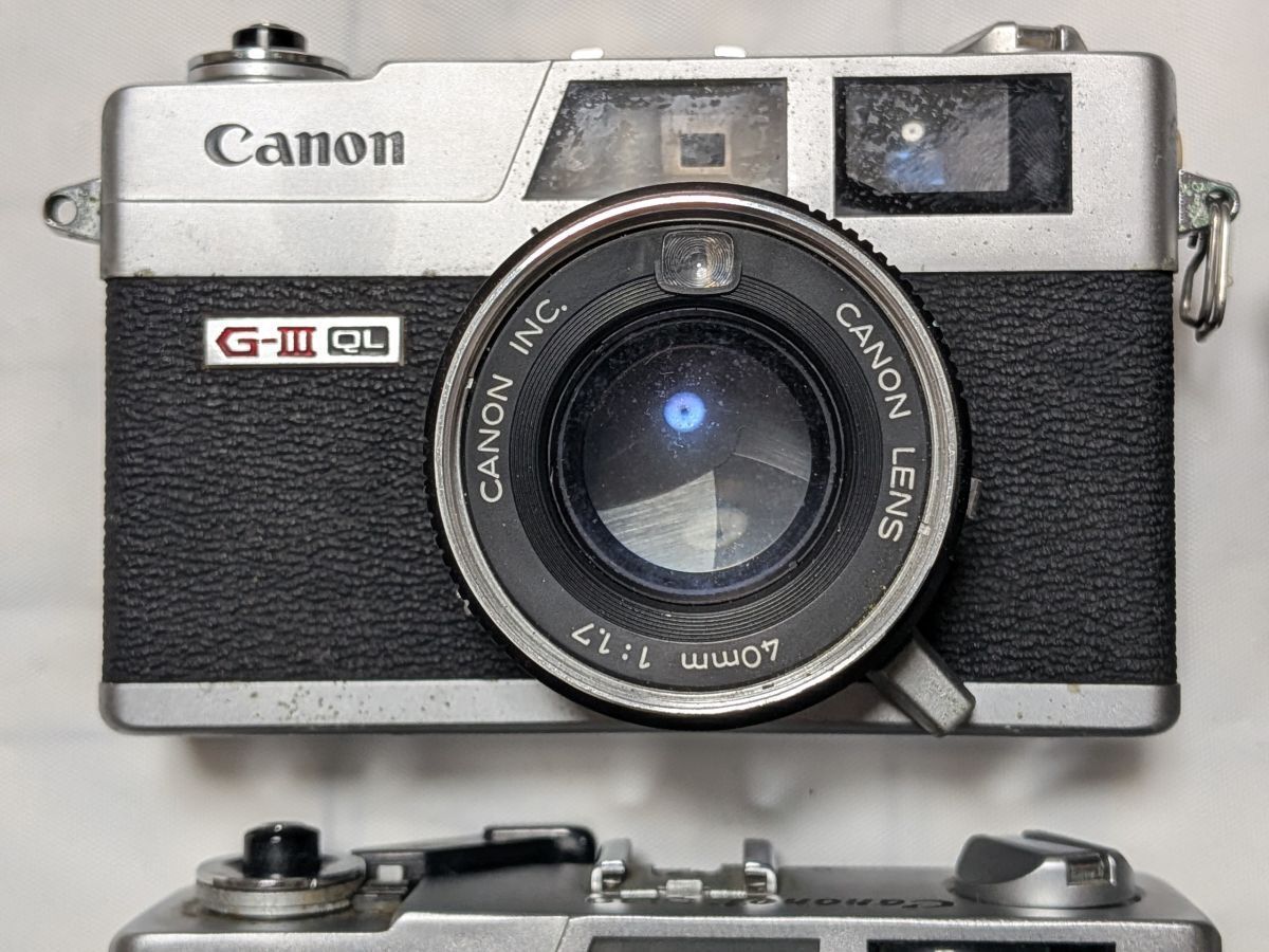 ☆4台まとめ / ジャンク☆ キヤノン Canon Canonet QL17 G-iii ×2台