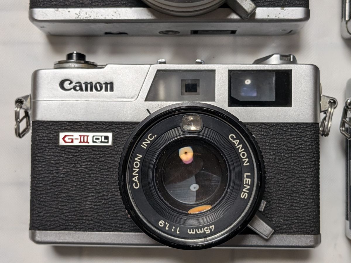 ☆4台まとめ / ジャンク☆ キヤノン Canon Canonet QL17 G-iii ×2台