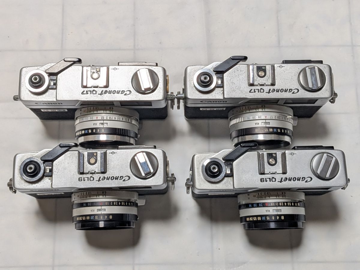 ☆4台まとめ / ジャンク☆ キヤノン Canon Canonet QL17 G-iii ×2台