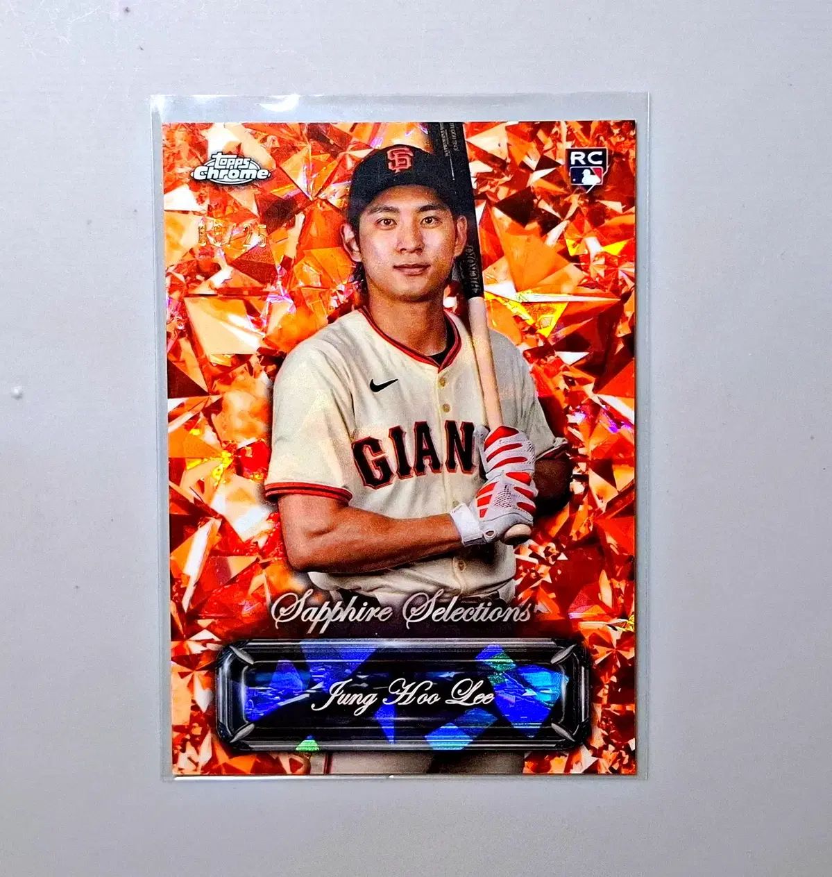 MLB 李政厚（イ・ジョンフ）ルーキー25限定 オレンジリプル サファイアセレクションズ 2024 トップス クロムサファイア サンフランシスコ 26,733円