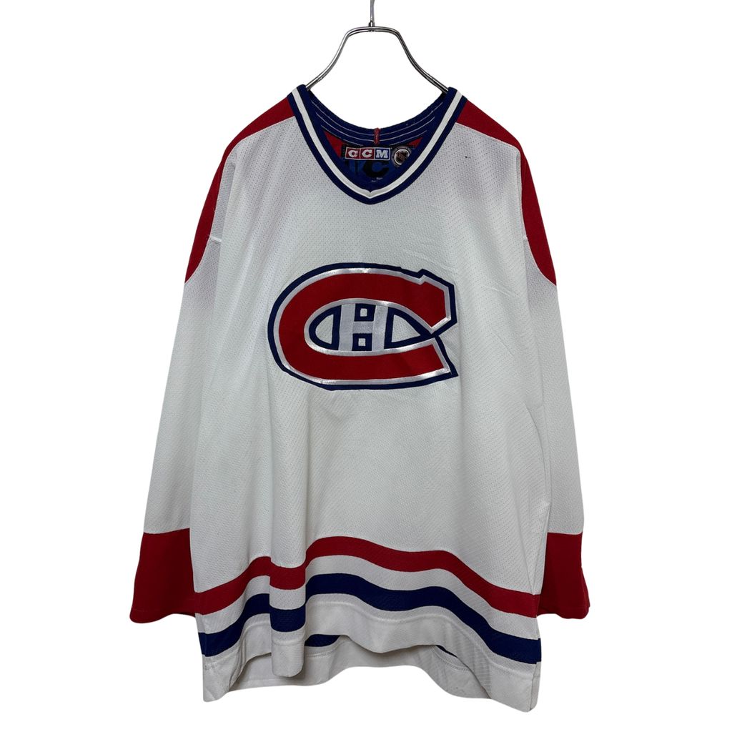 【CCM】 NHL Montreal Canadiens Hockey Shirts モントリオールカナディアンズ ゲームシャツ S-4671