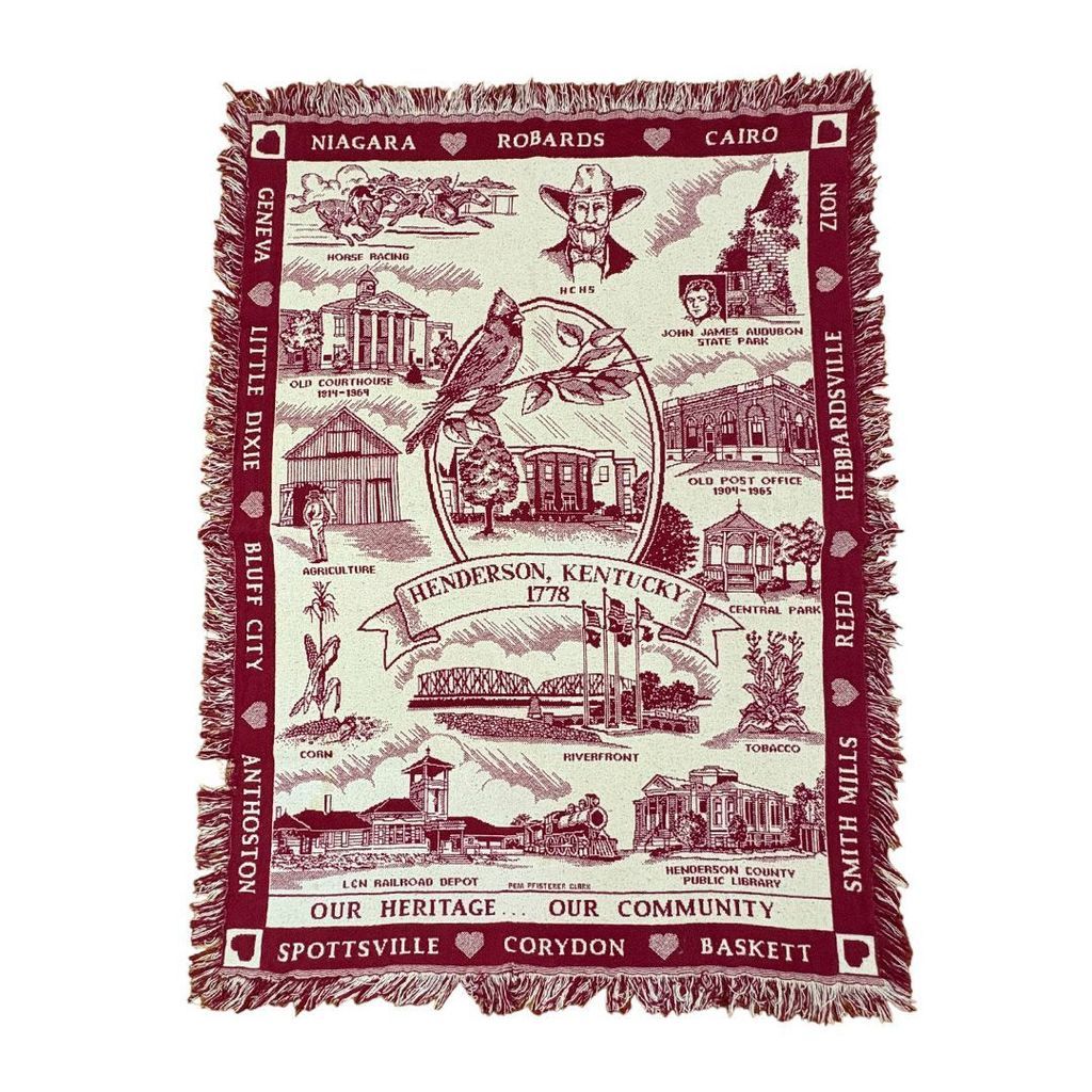 vintageラグ カーペット ケンタッキー州 名所 1584 6,000円