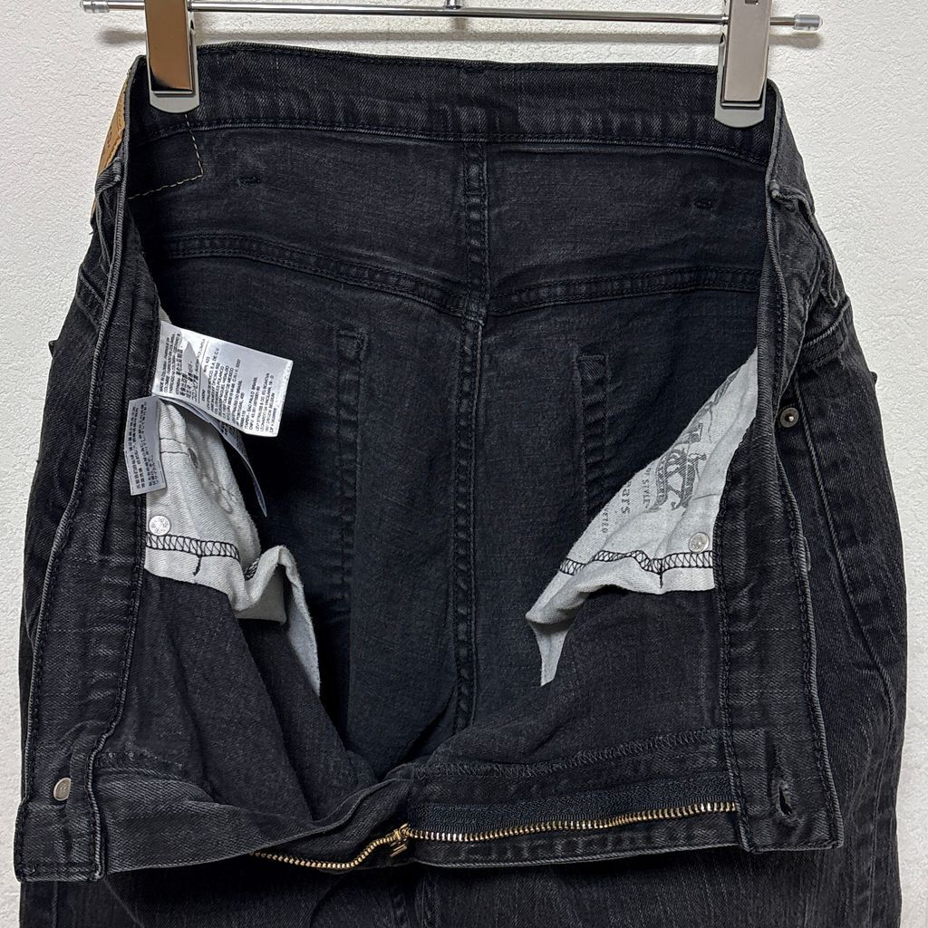 【Levi's 569】 Loose Straight Black Denim Pants ルーズストレート ブラックデニムパンツ S-7007