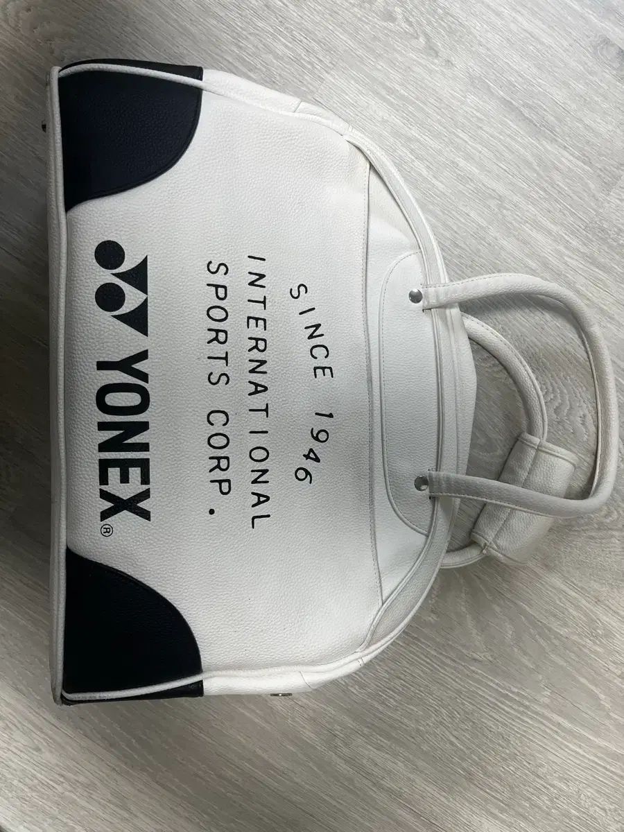 YONEX ヨネックス バドミントン&テニス スポーツバッグ 白