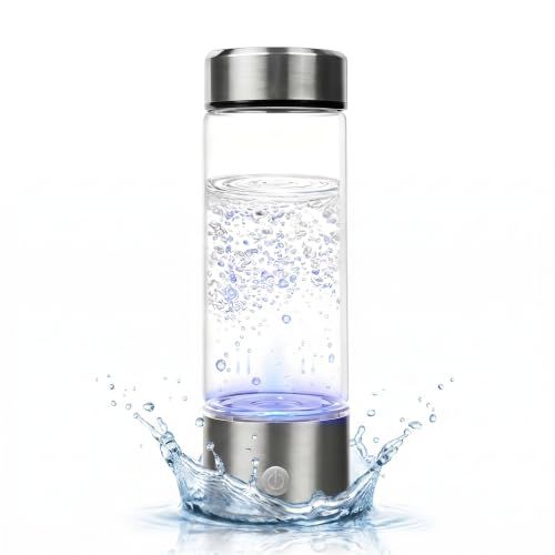 水素水生成器 450ml 高濃度 1700-4000PPB SPE/PEM 技術 水素水ボトル Type-C充電式 高ホウケイ酸ガラス 携帯用 オフィス ジム サウナ 旅行 ギフトpms 8,323円