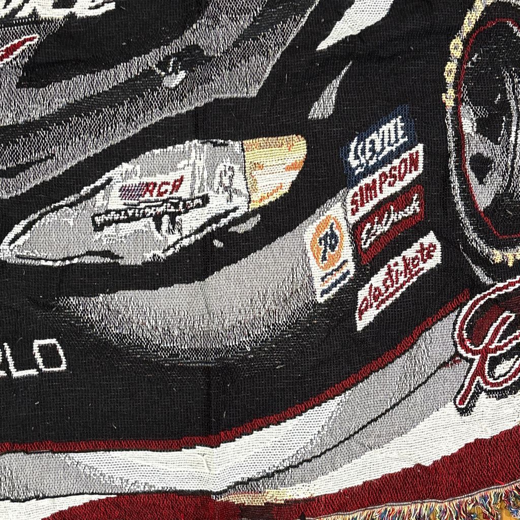 vintageラグ ブランケット マルチカバー タペストリー USA製 デイルアーンハート シボレー Rug Blanket NASCAR 3673 vintageラグ ブランケット マルチカバー タペストリー USA製 デイルアーンハート シボレー Rug Blanket NASCAR 3673