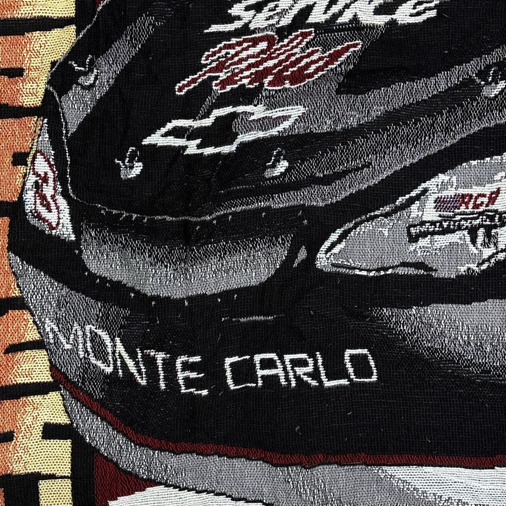 vintageラグ ブランケット マルチカバー タペストリー USA製 デイルアーンハート シボレー Rug Blanket NASCAR 3673 vintageラグ ブランケット マルチカバー タペストリー USA製 デイルアーンハート シボレー Rug Blanket NASCAR 3673