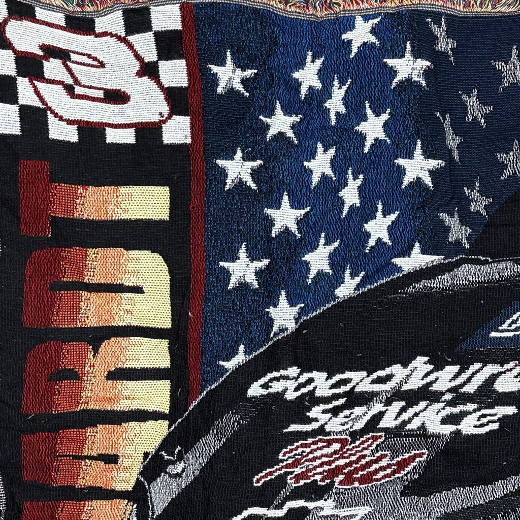 vintageラグ ブランケット マルチカバー タペストリー USA製 デイルアーンハート シボレー Rug Blanket NASCAR 3673 vintageラグ ブランケット マルチカバー タペストリー USA製 デイルアーンハート シボレー Rug Blanket NASCAR 3673