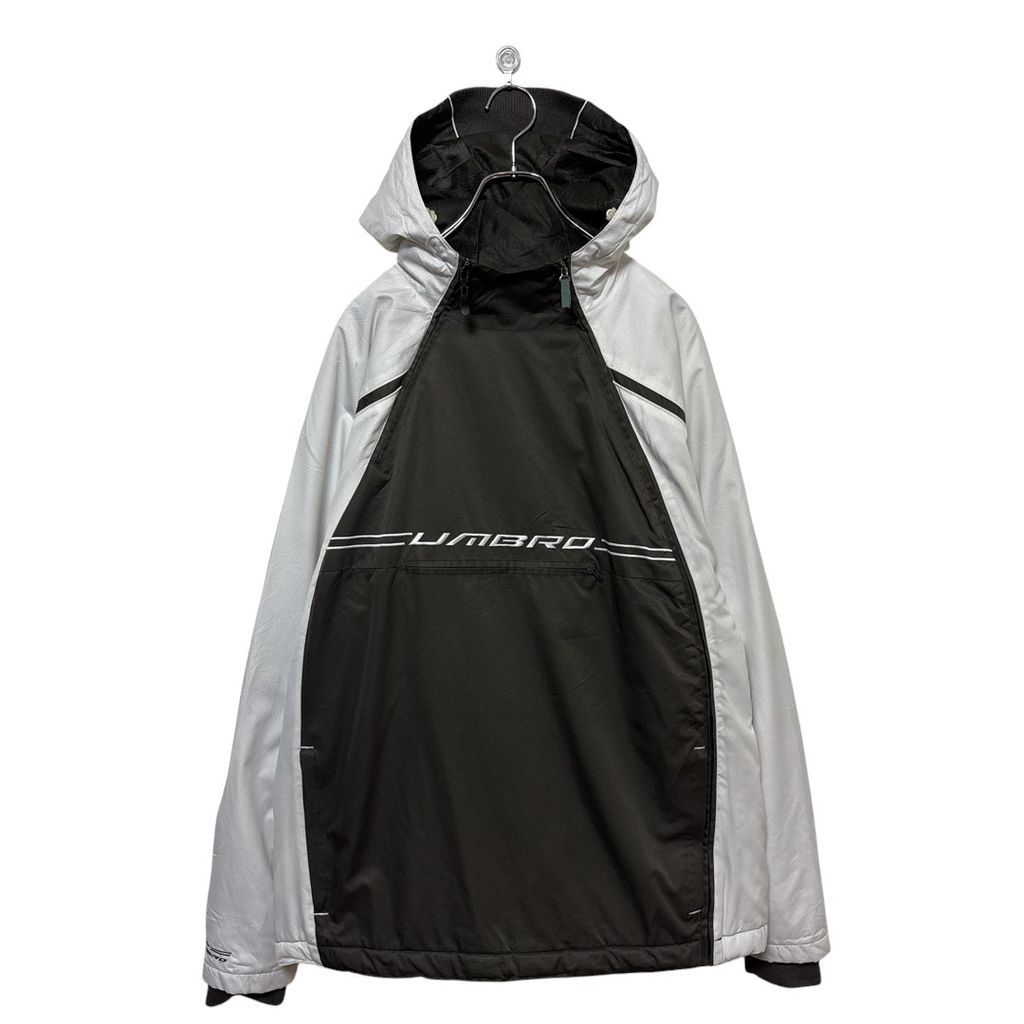 【UMBRO】00s ダブルジップ 中綿入りアノラックパーカー S-2880