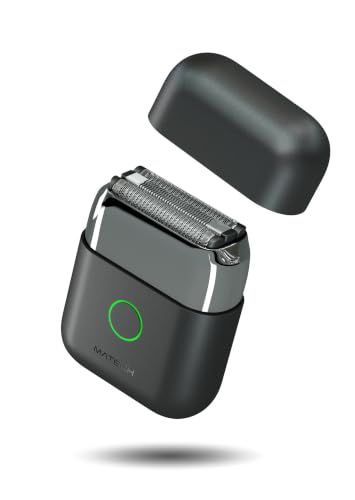 MATECH Pocket Blade 電気シェーバー [世界最小サイズ] 超小型 メンズ 電動 3枚刃 乾湿両用 IPX7防水 電動ひげ剃り 充電式 ロック機能 コンパクト 旅行 出張e
