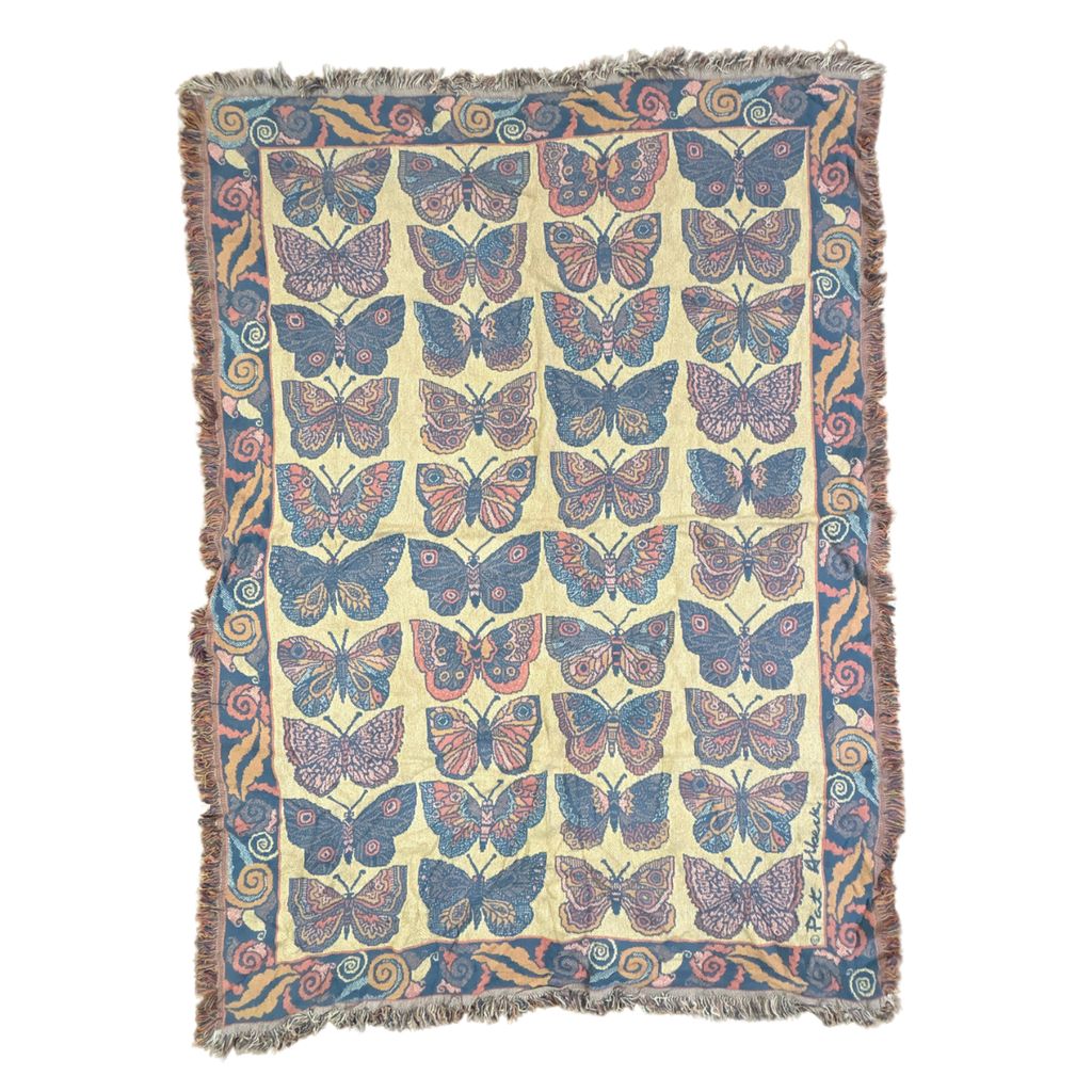 ※【マスター】USA タペストリー　ヴィンテージラグ　ブランケット vintageラグ ブランケット-blanket マルチ填補 タペストリー USAセー