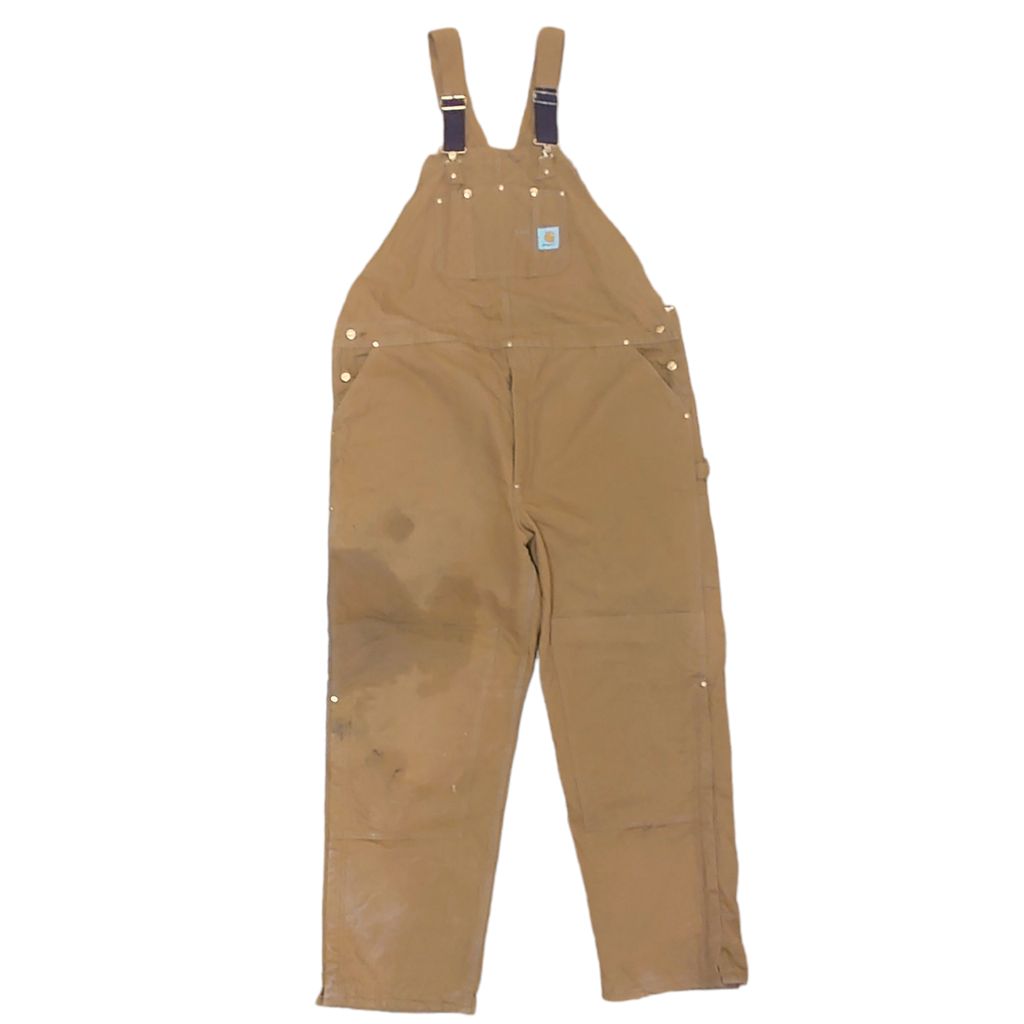 【Carhartt】USA製 ダブルニーダック オーバーオール S-687