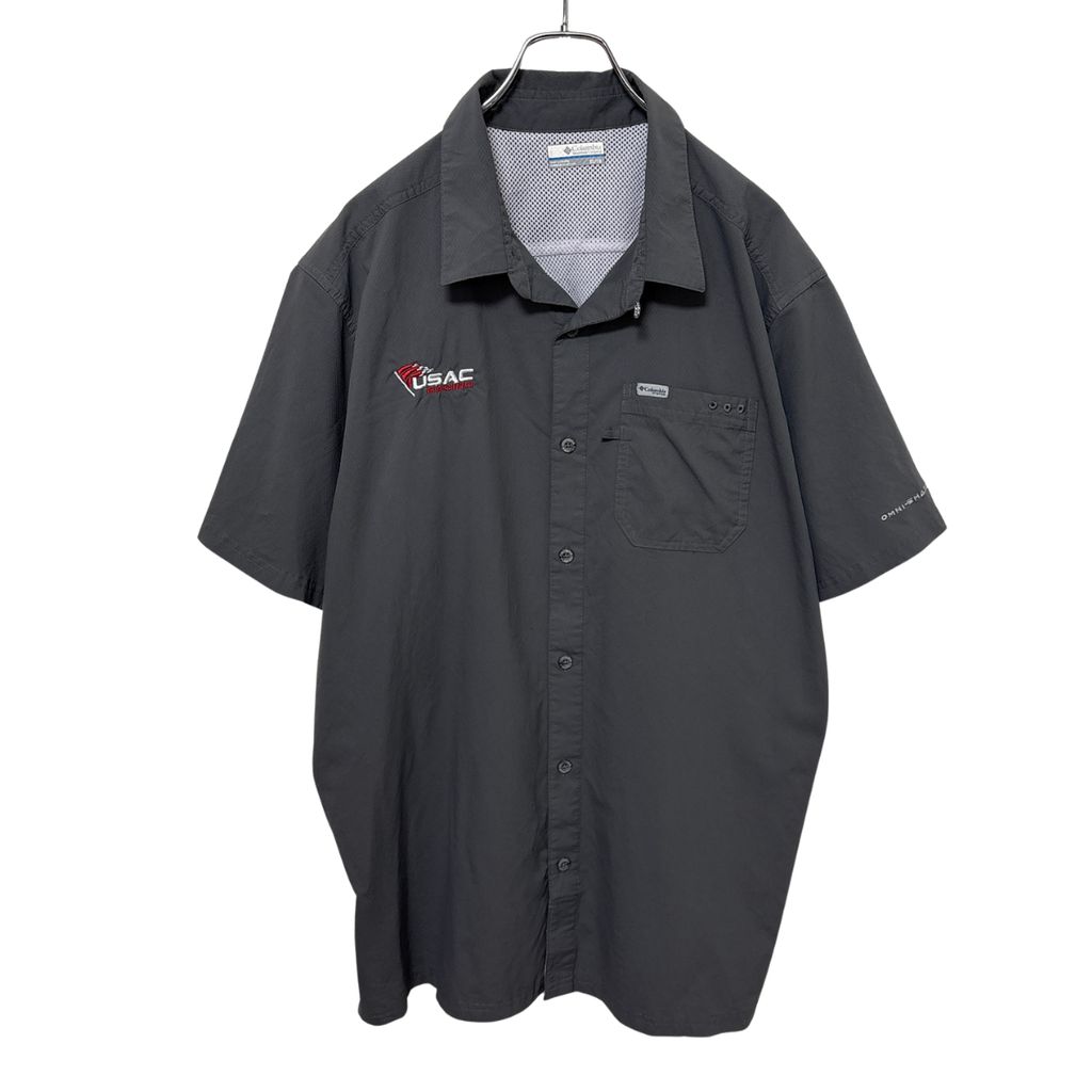 Columbia PFGシャツ フィッシング オムニシェイド　デッドストック Columbia】 PFG OMNI-SHADE Fishing Shirt 企業ロゴ オムニシェイド
