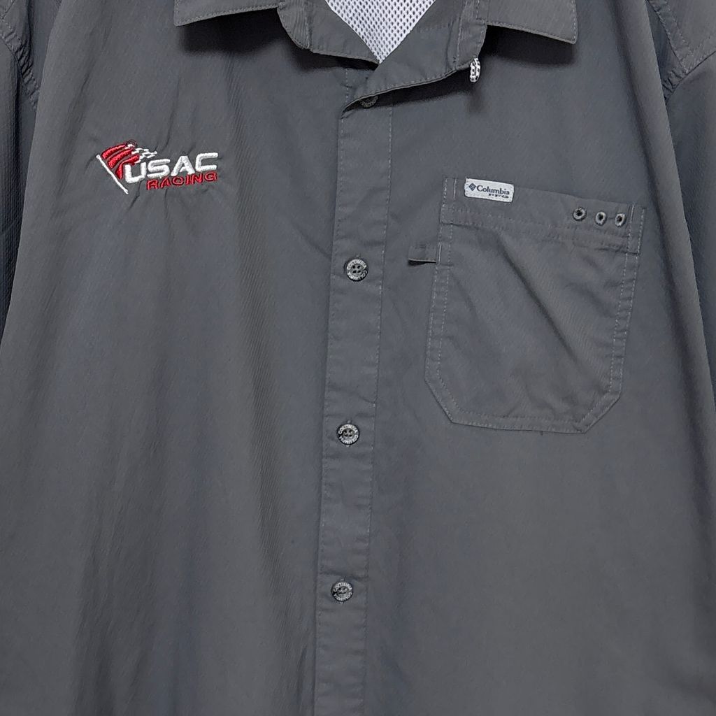 Columbia】 PFG OMNI-SHADE Fishing Shirt 企業ロゴ オムニシェイド