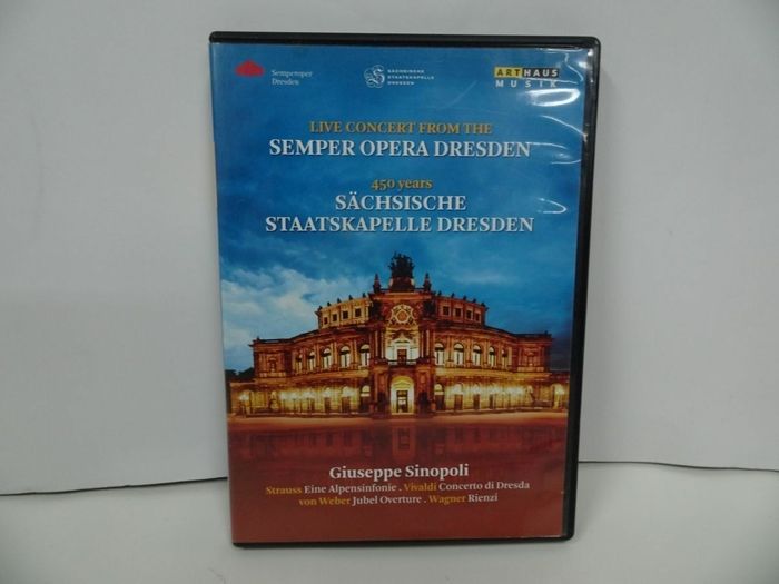☆DVD【Sinopoli Live Cto From the Semper Opera Dresden】シュターツ