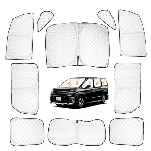 N◆ヴォクシー ノア 80系 サンシェード 車用 サンシェード 断熱 遮光シェード 車窓日よけ 車中泊グッズ アウトドア 露天駐車 VOXY NOAH 80系 日除け 取付簡単 33980df5