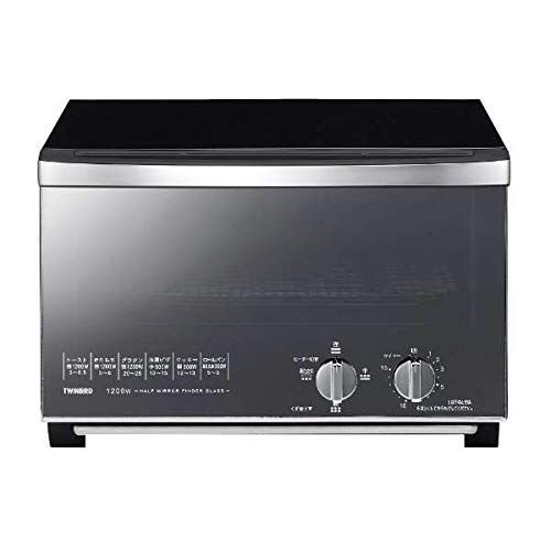 TWINBIRD ミラーガラスオーブントースター TS-D048B(ブラック) 1200W 4枚焼き 4段階出力切り替え ピザ ツインバード スタイリッシュ トレー付きpms 8,716円