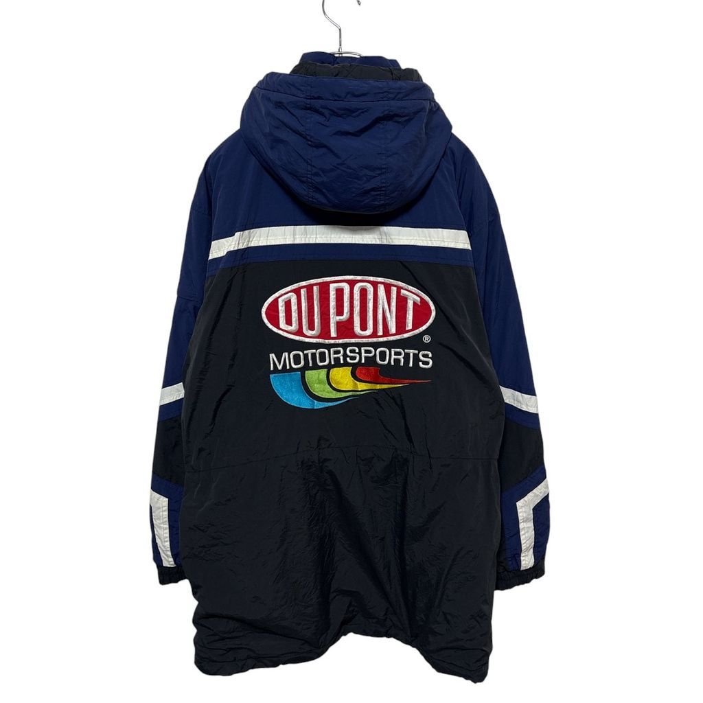 【CHASE】 DUPONT MOTORSPORTS 中綿キルティングライナー 企業ロゴ刺繍マウンテンパーカー S-3626