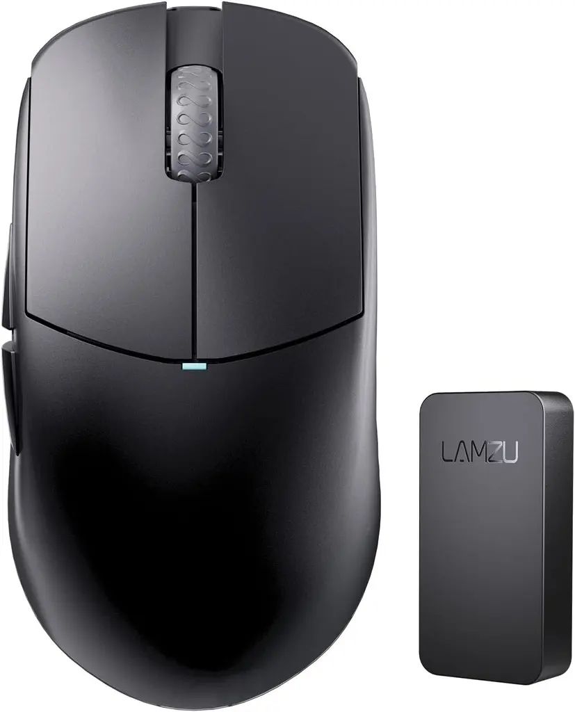 【新品】PCハード ワイヤレスゲーミングマウス LAMZU ATLANTIS OG V2 4K (チャコールブラック) [LAMZU-ATL2P-BLACK]
