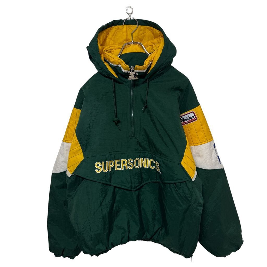 STARTER】 90s NBA Seattle Supersonics Official Anorak Parka 中綿