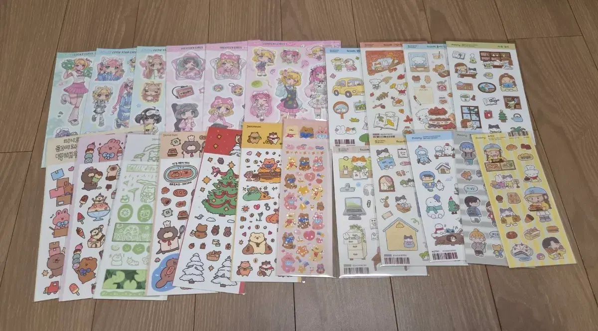 17番/人気作家 ダイアリーデコ シールステッカー 新品 100枚 まとめ売り/商品別価格設定あり870/送料込み