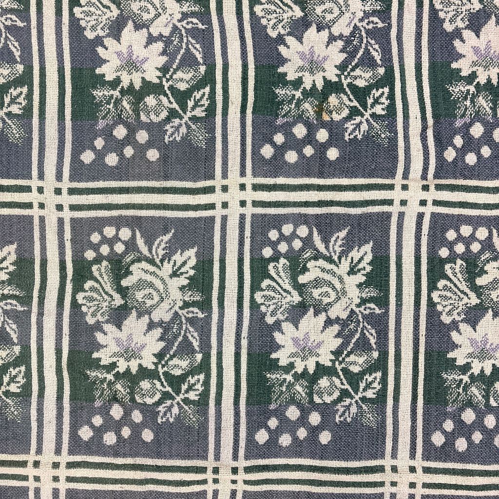 vintageラグ ブランケット マルチカバー タペストリー フラワー 花