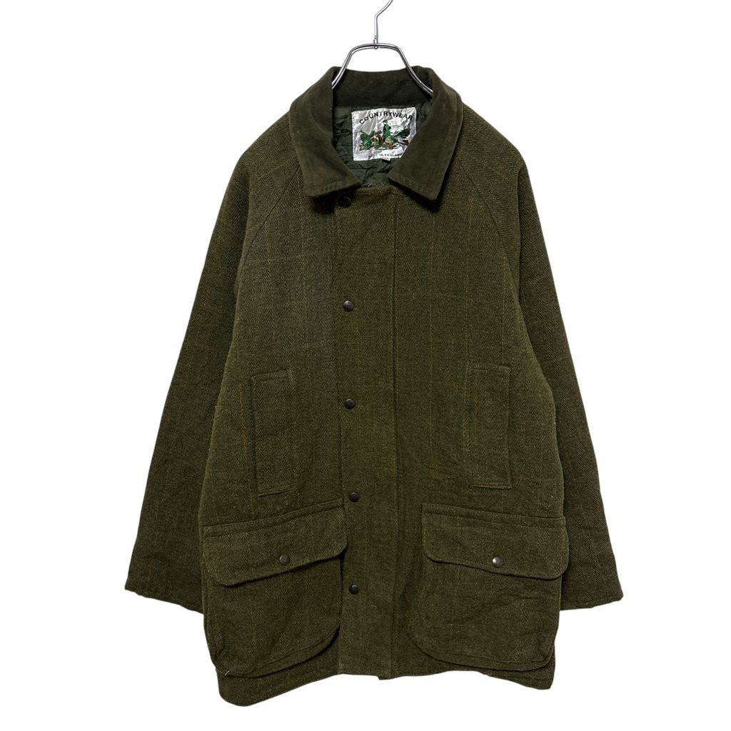 【COUNTRYWEAR】 イギリス製ツイードハンティングジャケットS-3370