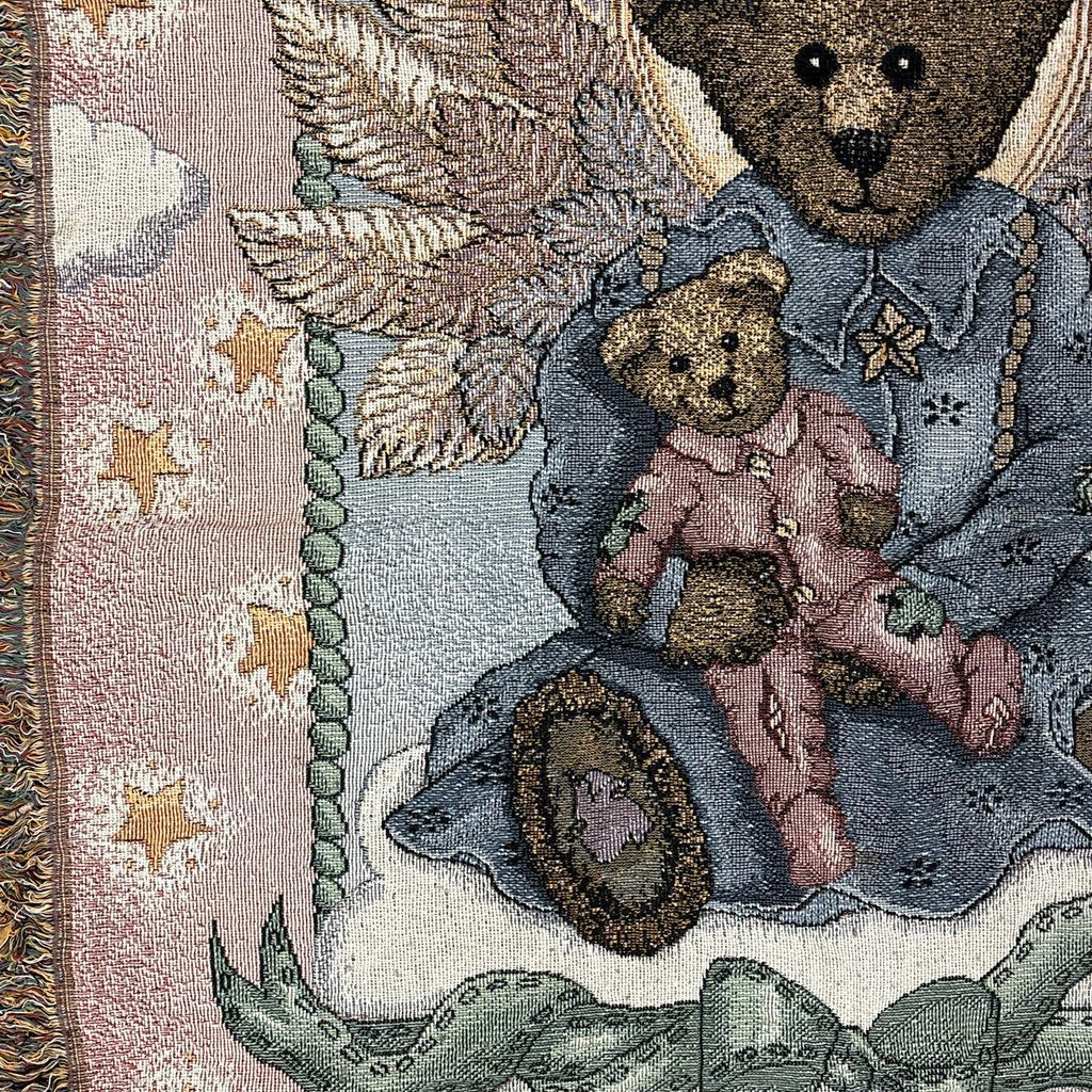 vintageラグ ブランケット マルチカバー タペストリー ボイズベア