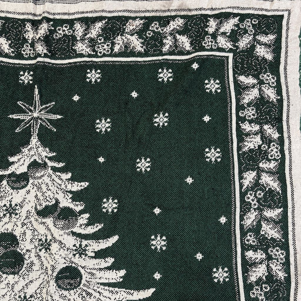 vintageラグ ブランケット マルチカバー タペストリー クリスマス
