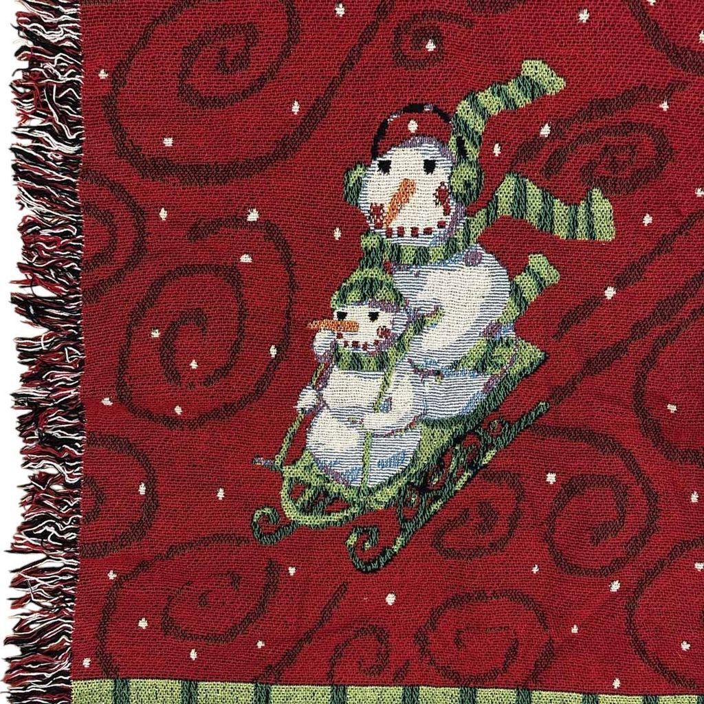 vintageラグ カーペット ウィンタースポーツ クリスマス 1974 vintageラグ カーペット 雪だるま スケート クリスマス 2030 - メルカリ