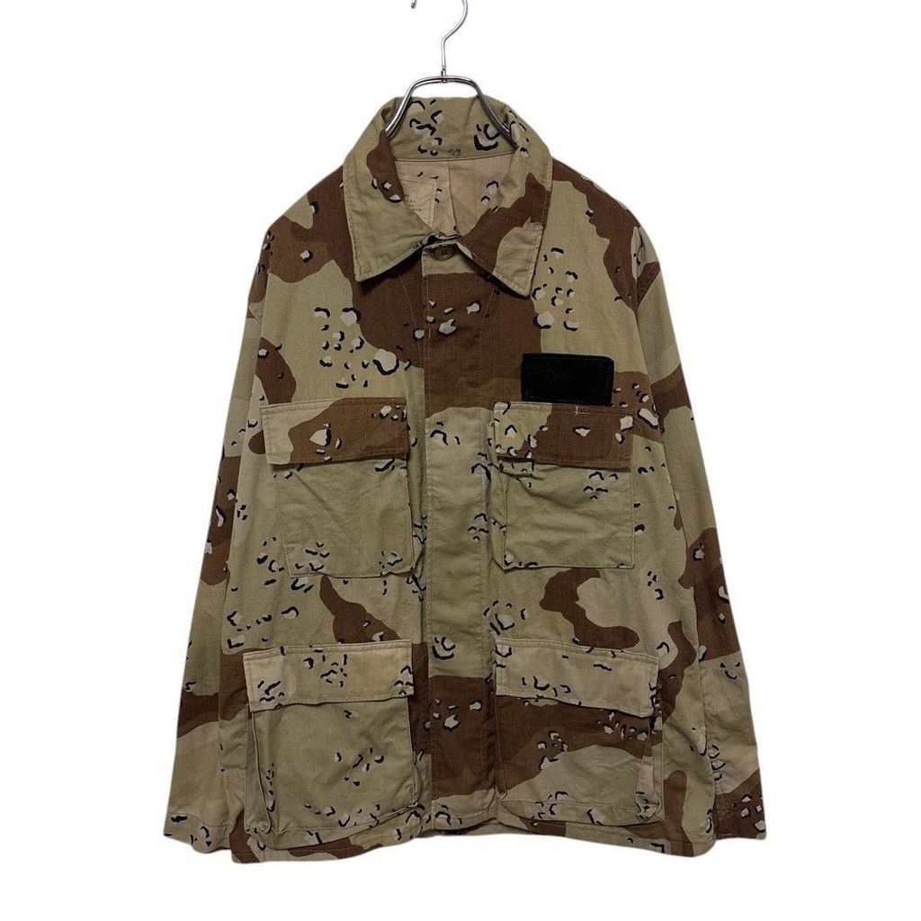 【US ARMY】 83年納入 チョコチップカモ BDUジャケット S-2516