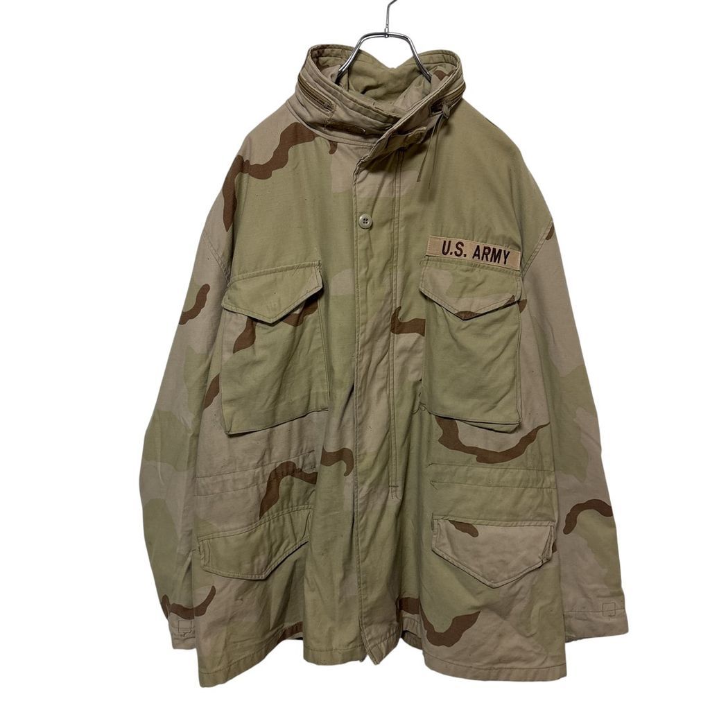 【US ARMY】 96年納入 米軍 実物 M-65 デザートカモ フィールドジャケット S-3676