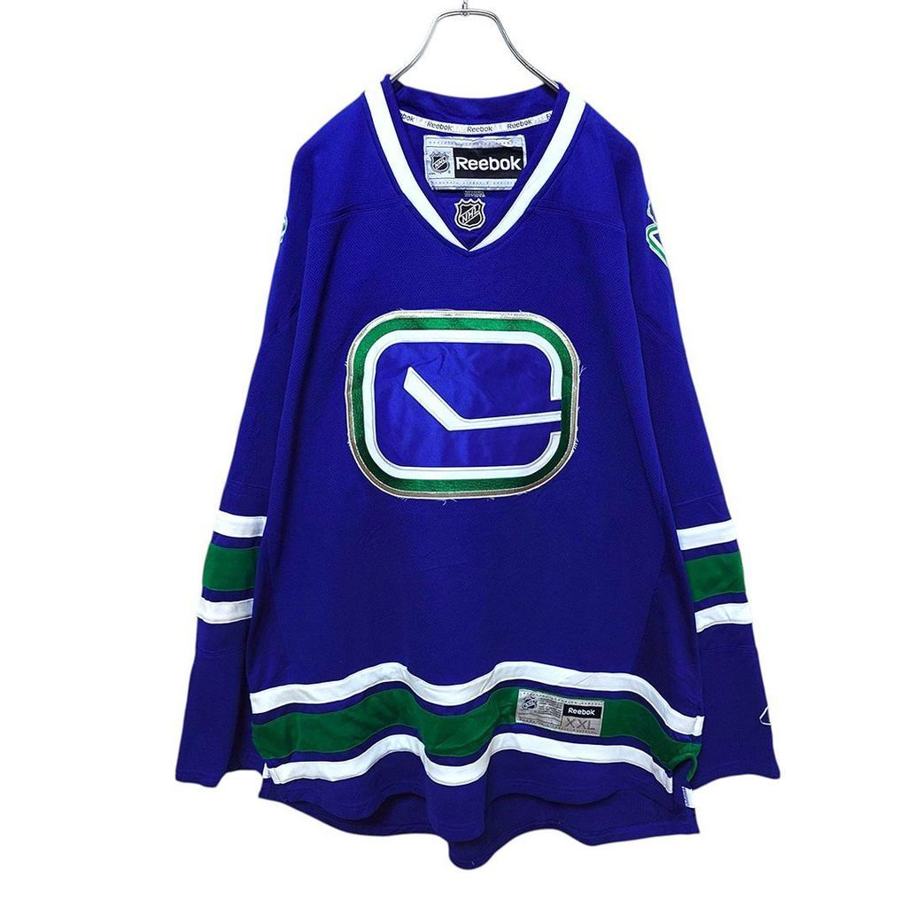 【Reebok】 NHL バンクーバー・カナックス ゲームシャツ S-1887