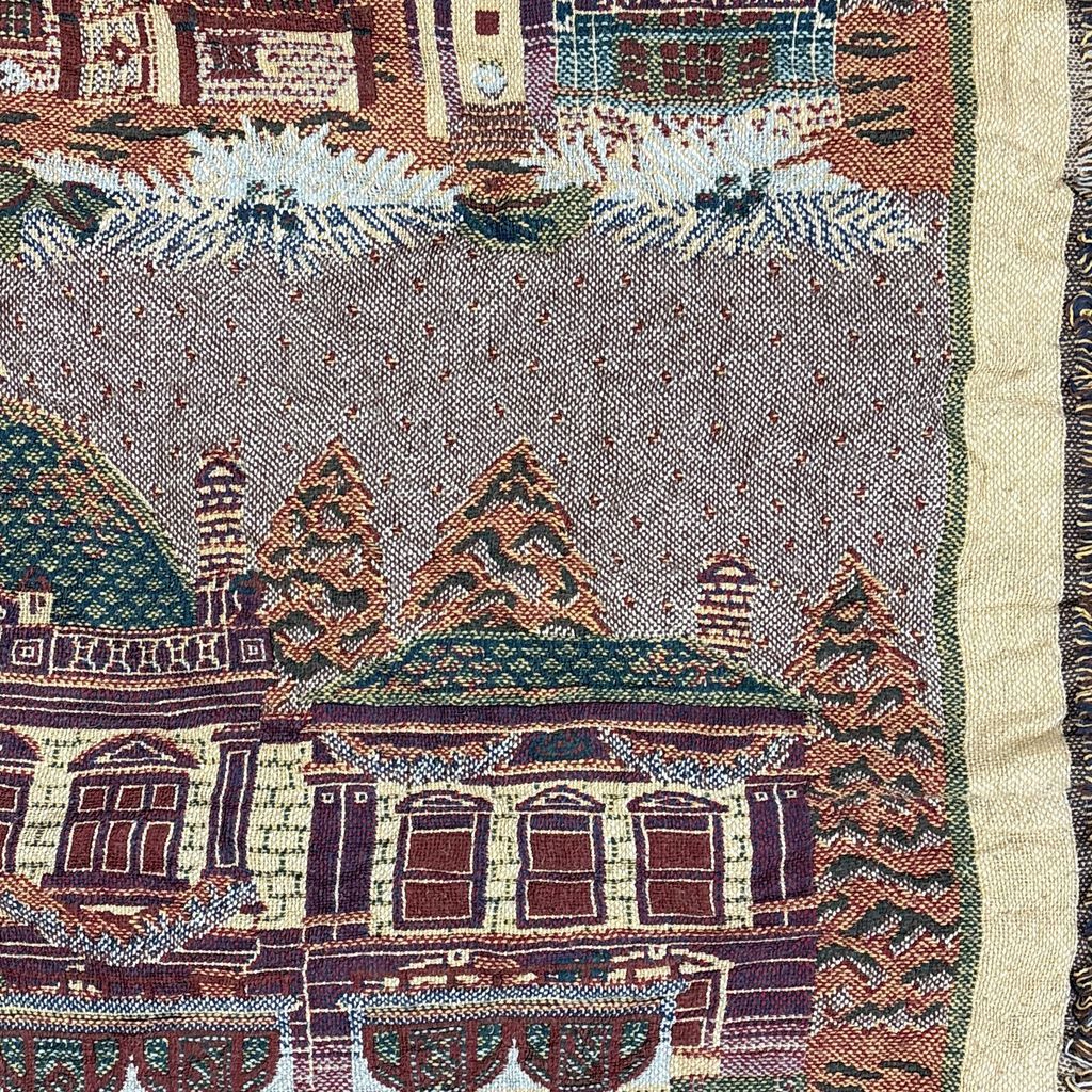 vintageラグ ブランケット マルチカバー タペストリー USA製