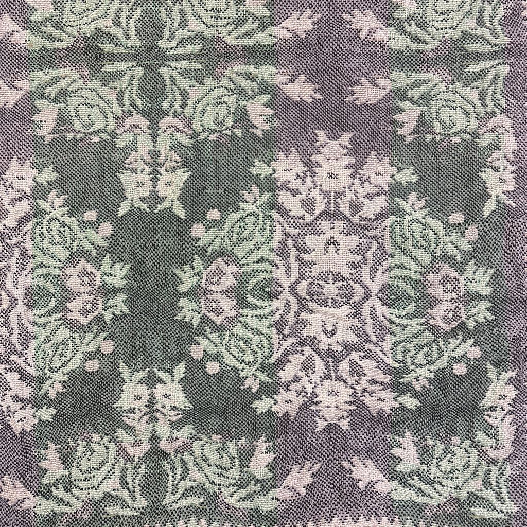 vintageラグ ブランケット マルチカバー タペストリー フラワー 花