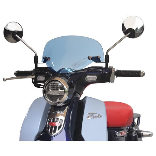 R★アウトスタンディング 【スーパーカブ C125 JA48/JA58専用】メーターバイザー MV-JA48-B クリアブルー f84df2ee