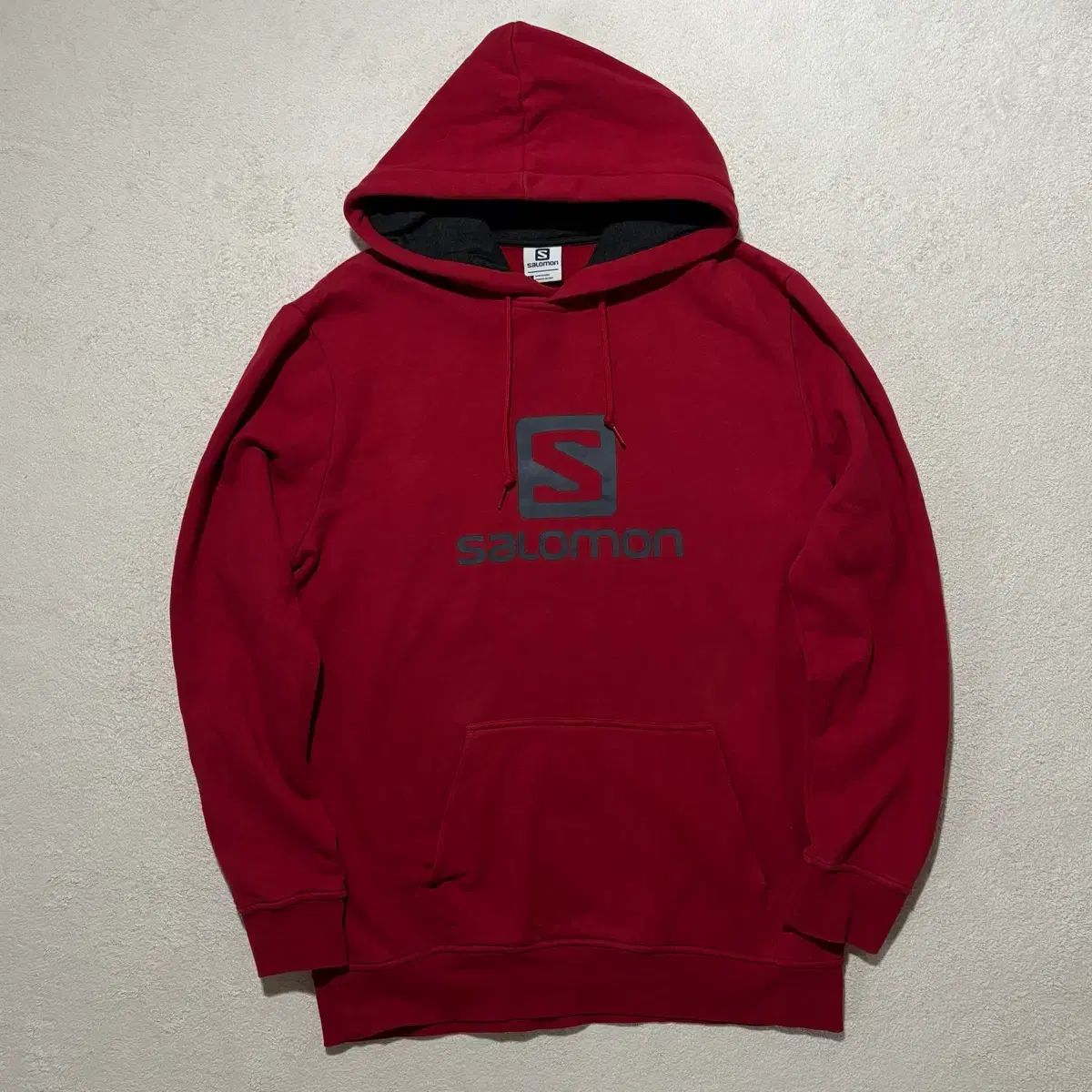 SALOMON サロモン レッド ビックロゴ WHO Tシャツ