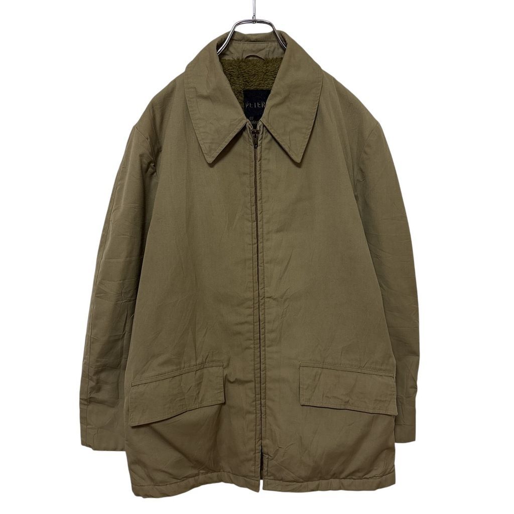 【PETERS】 60～70s Lining Boa Fullzip Jacket Vintage 裏ボアジャケット 無地 S-4212