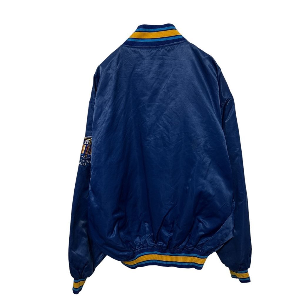 90s LOGO ATHLETIC スーパーボール記念マイアミ限定ジャケット STARTER】 90s NFL 第33回スーパーボウル マイアミ記念スタジャン S