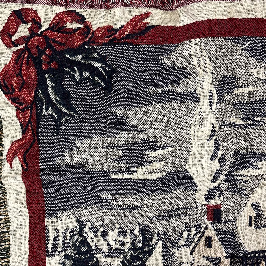vintageラグ ブランケット マルチカバー タペストリー USA製