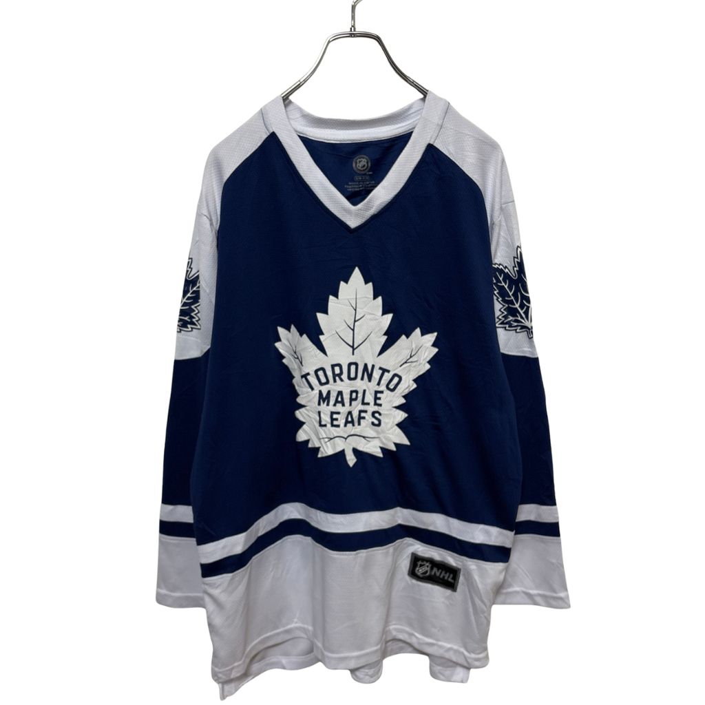 【NHL】 Toronto Maple Leafs Hockey Shirts トロント・メイプルリーフス ゲームシャツ S-4647