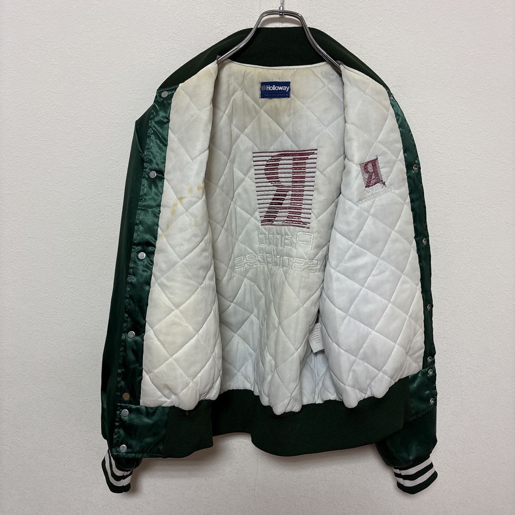 Holloway】 70～80s USA製 企業ロゴ刺繡 中綿キルティングライナー