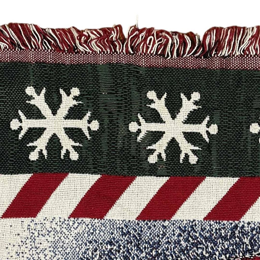 vintageラグ カーペット USA製 雪だるま クリスマス 2135 - メルカリ