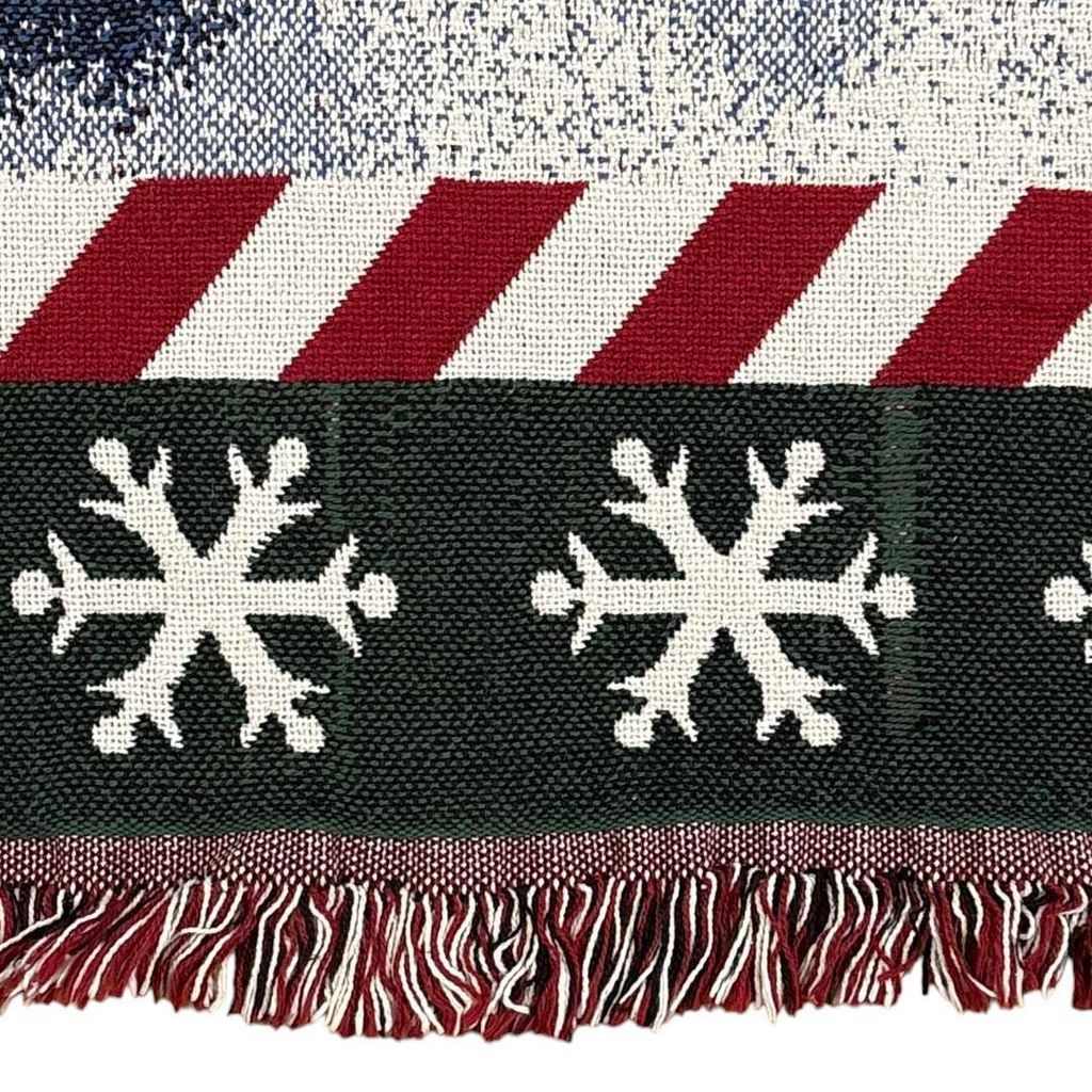 vintageラグ カーペット 雪 ニューヨーク 風景 1551 vintageラグ カーペット USA製 雪だるま クリスマス 2135 - メルカリ