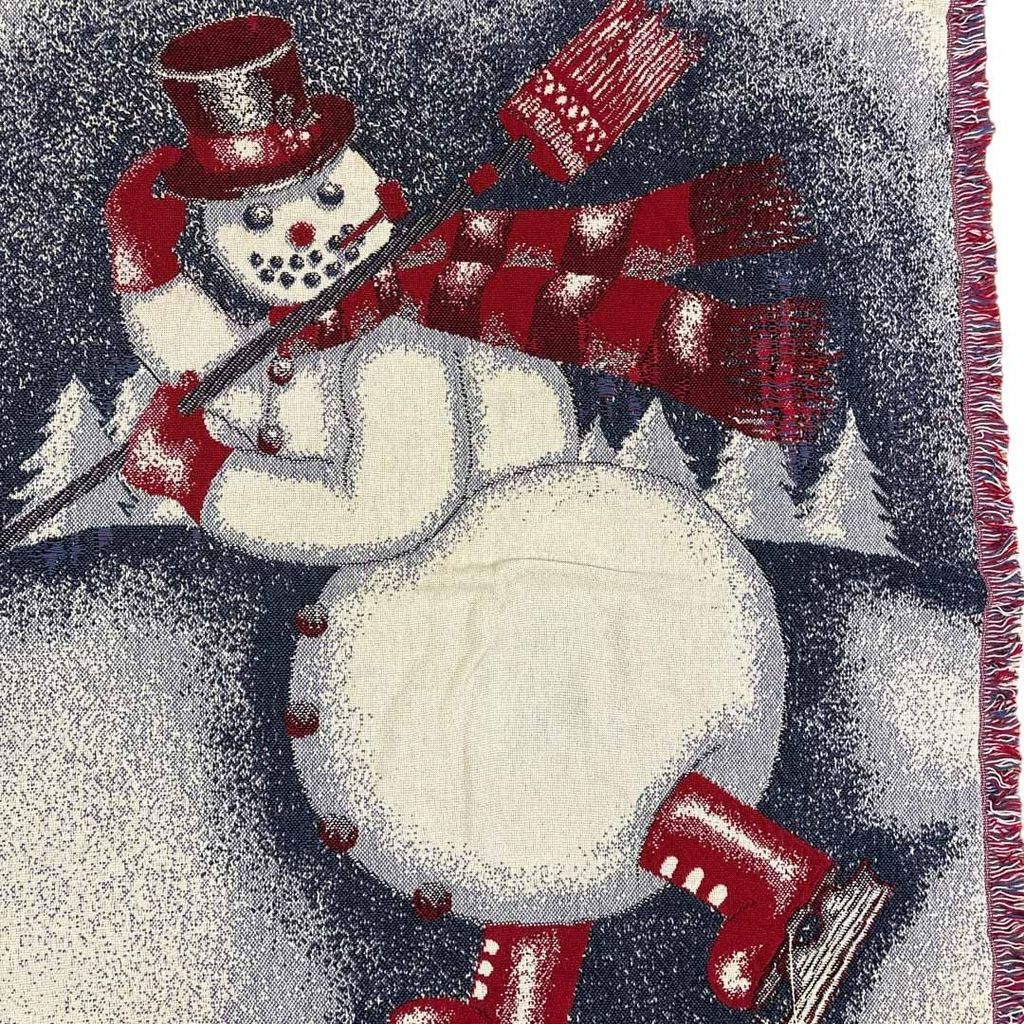 vintageラグ カーペット USA製 雪だるま クリスマス 2135 - メルカリ