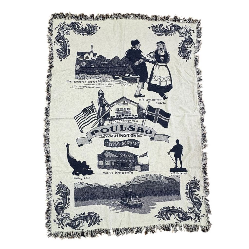 vintageラグ カーペット Poulsbo 名所 1615