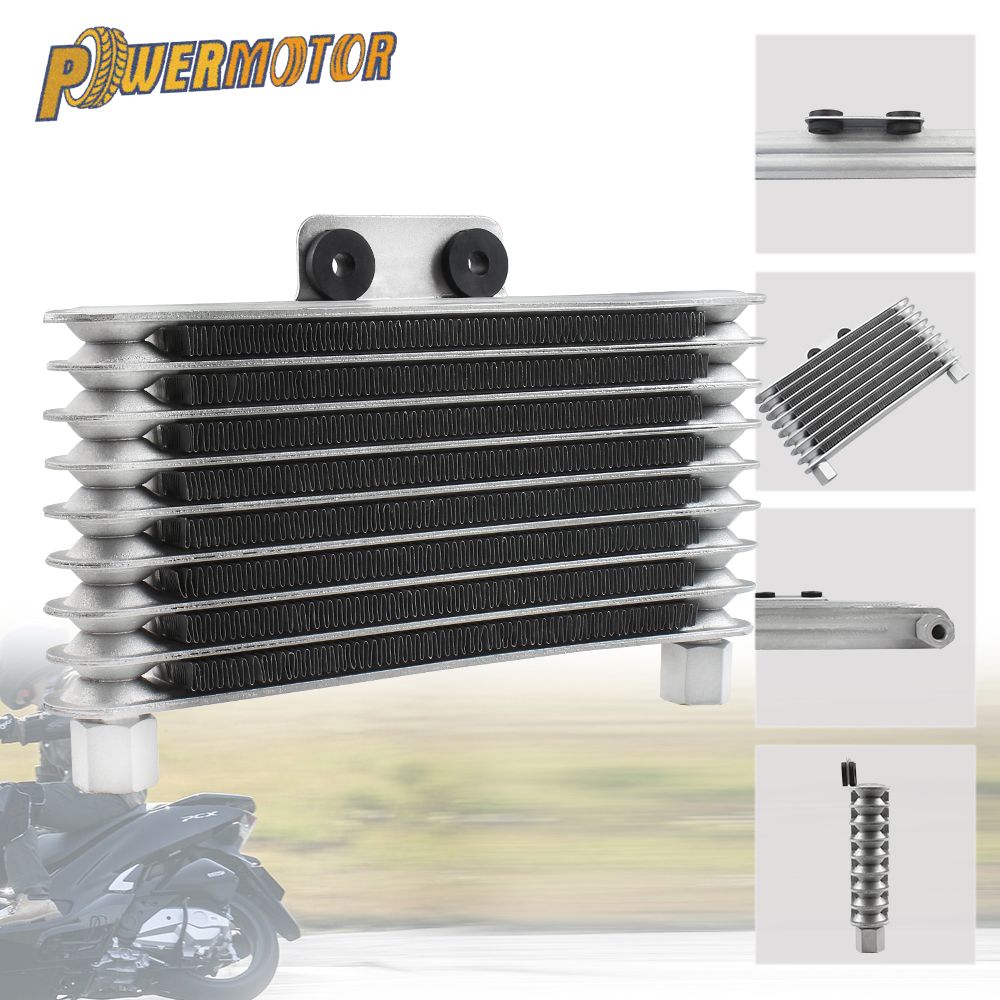 M12×1.25 オートバイ用 8列オイルクーラー 125ml アルミ製 250cc エンデューロモトクロス ATV用 6,636円