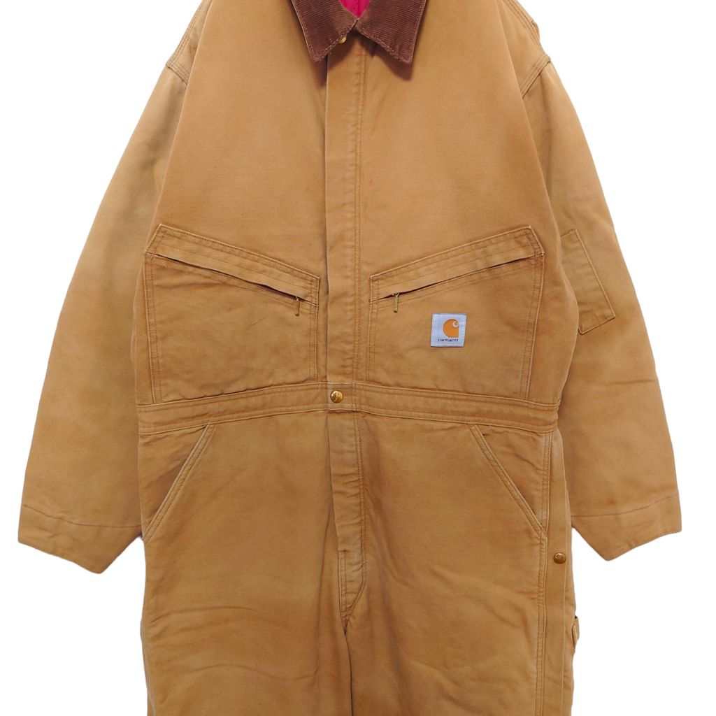【Carhartt】コーデュロイ襟 ダック ジャンプスーツ ツナギ S-698 【Carhartt】コーデュロイ襟 ダック ジャンプスーツ ツナギ S-698