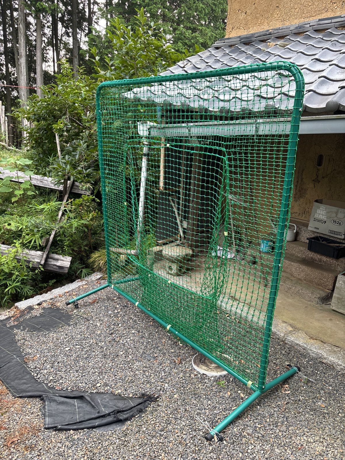 野球 練習 スクウェアバッティングネット スチール製 2.1m×2.1m 硬式 軟式M号・J号 ソフトボール対応 大型 ワイド 収納バッグ付き バッティングゲージ 野球ネット 練習ネット 投球練習 打撃練習 M球 J球 大きい チーム 鉄製 BBCH 7,800円
