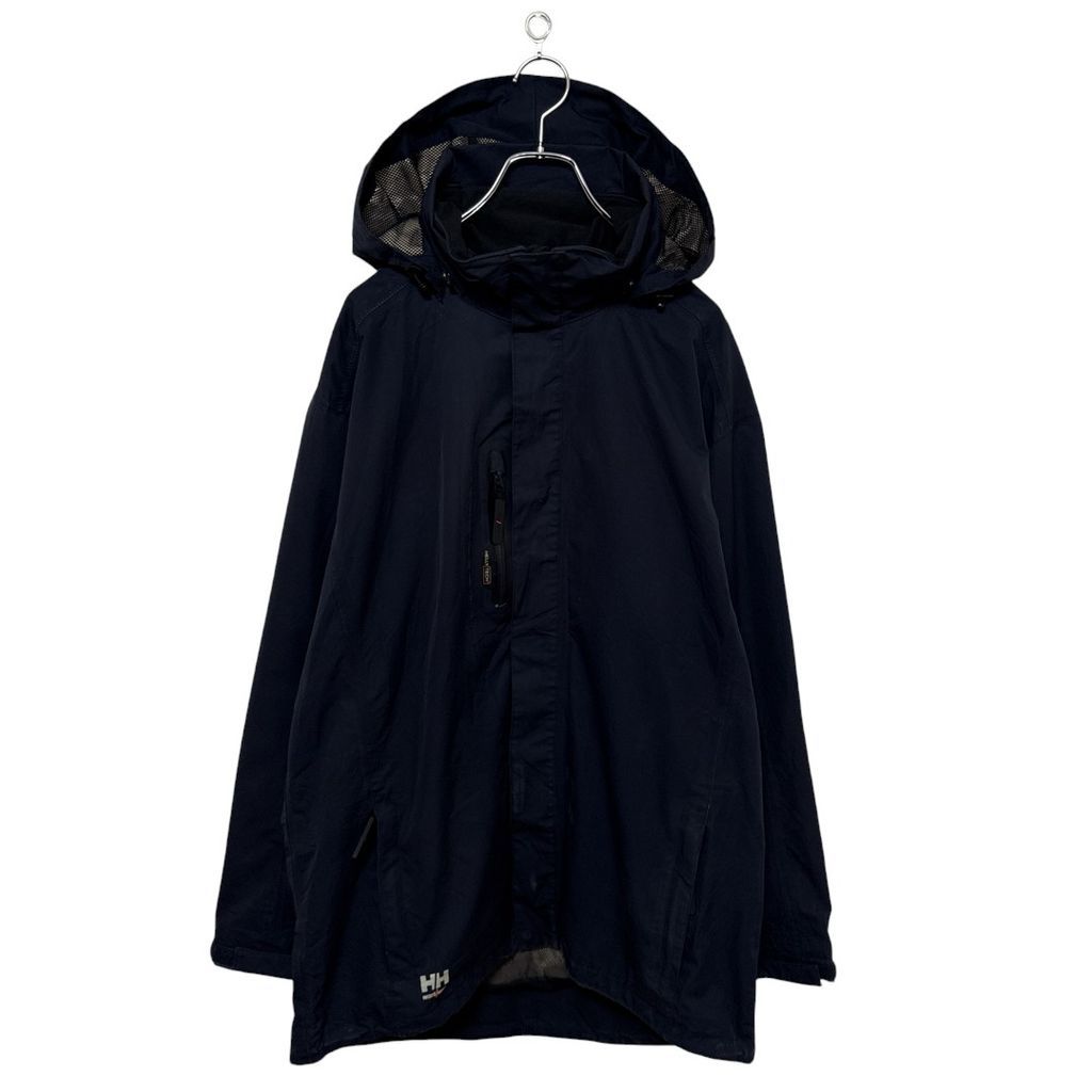 【HELLY HANSEN】 HELLYTECH 裏地メッシュ ワークウェア フード収納 マウンテンパーカー S-3843